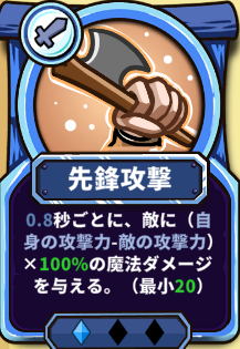 Skill Legends Royale 先鋒攻撃 スキル画像